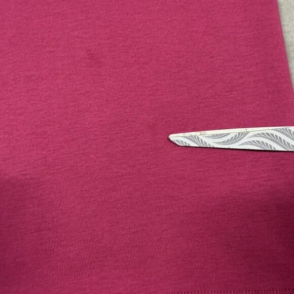 SEG'MENTS Shirt Womens XL Pink 100% Cotton 3/4 Sleeve Boat Neck Top Casual - Picture 7 of 8